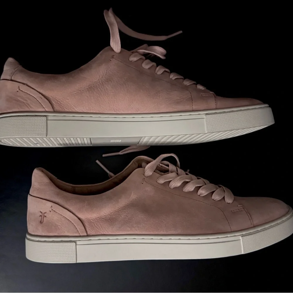 BOGO > NWOT Frye (Ivy Low Lace?) Rose Suede Sneakers - Picture 2 of 8